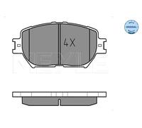 Pastiglie freno Assale anteriore 025 239 2817 MEYLE per TOYOTA CAMRY Tre volumi