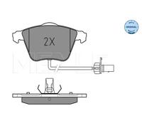 MEYLE Pastiglie freno anteriori 025 239 5020/W per Audi, Seat (A4, A6, A8, Exeo)