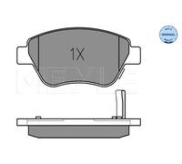 Pastiglie freno Assale anteriore 025 239 8217/W MEYLE per OPEL CORSA D ADAM
