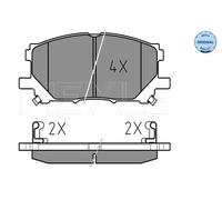 MEYLE 025 239 8916 Pastiglie freno Anteriore per