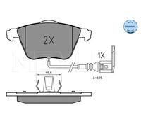 MEYLE Kit pastiglie freno, Freno a disco per AUDI VW 025 240 2120
