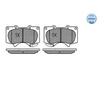 Pastiglie freno Assale anteriore 025 240 2417/W MEYLE per TOYOTA MITSUBISHI