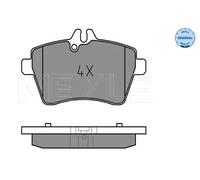 Pastiglie freno Assale anteriore 025 240 7719 MEYLE per MERCEDES-BENZ