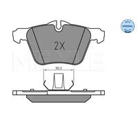 Pastiglie freno Assale anteriore 025 240 7920 MEYLE per JAGUAR XF I XK II Coupé
