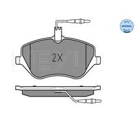 MEYLE 025 241 3317/W Pastiglie freno Anteriore per