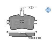 Pastiglie freno Assale anteriore 025 241 3418/W MEYLE per PEUGEOT 407 407 SW