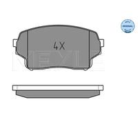 MEYLE 025 243 0115/W Pastiglie freno Anteriore per
