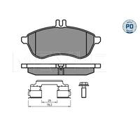 Pastiglie freno Assale anteriore 025 243 0620-2/PD MEYLE per MERCEDES-BENZ