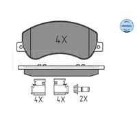 MEYLE 025 244 8418 Pastiglie freno Anteriore per Posteriore per