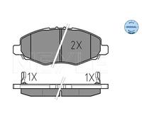 MEYLE 025 245 2316/W Kit pastiglie freni
