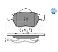 Pastiglie freno Assale anteriore 025 245 3518 MEYLE per RENAULT LAGUNA II WIND