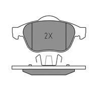MEYLE Pastiglie freno 025 245 3618 anteriore per Renault Scenic II