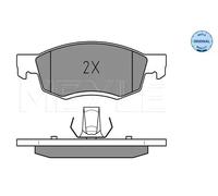 Pastiglie freno Assale anteriore 025 246 7318 MEYLE per DACIA RENAULT