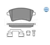 Pastiglie freno Assale anteriore 025 246 9317 MEYLE per MERCEDES-BENZ