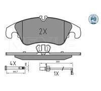 MEYLE 025 247 4319/PD Pastiglie freno Anteriore per