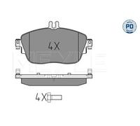 MEYLE 025 248 6919/PD Pastiglie freno Anteriore per