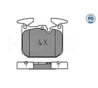 Pastiglie freno Assale anteriore 025 250 2818/PD MEYLE per BMW 1 3 3 Touring i8