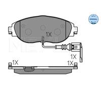 MEYLE 025 251 1720/W Pastiglie freno Anteriore per