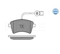 Pastiglie freno Assale anteriore 025 252 9118 MEYLE per RENAULT KANGOO BE BOP