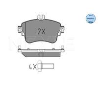 Pastiglie freno Assale anteriore 025 253 2619 MEYLE per MERCEDES-BENZ CLASSE A