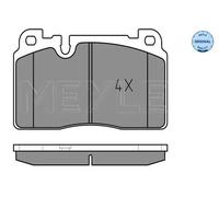 Pastiglie freno Assale anteriore 025 256 4316 MEYLE per AUDI Q5