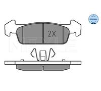 Pastiglie freno Assale anteriore 025 257 3817 MEYLE per DACIA RENAULT