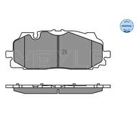 MEYLE Kit pastiglie freno 025 258 6117 – assale anteriore per Audi VW
