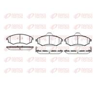 Pastiglie freno Assale anteriore 0318.05 REMSA per HYUNDAI KIA