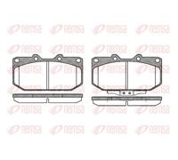 REMSA 0348.02 Kit pastiglie freni