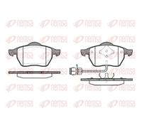 REMSA 0390.02 Kit pastiglie freni