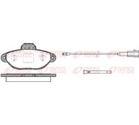 Pastiglie freno Assale anteriore 0414.21 REMSA per FIAT FORD CHEVROLET