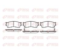 Pastiglie freno Assale anteriore 0415.32 REMSA per KIA CLARUS RIO I Hatchback