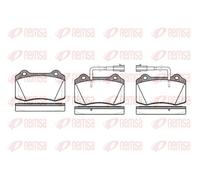 Pastiglie freno Assale anteriore 0434.32 REMSA per ALFA ROMEO SPIDER 156 147