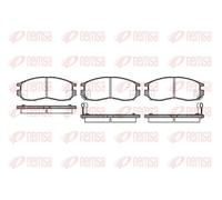 Pastiglie freno Assale anteriore 0460.02 REMSA per MITSUBISHI PROTON HYUNDAI