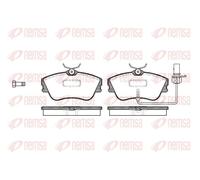 Pastiglie freno Assale anteriore 0480.21 REMSA per VW TRANSPORTER T4 Autobus