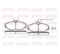 Pastiglie freno Assale anteriore 0486.02 REMSA per PEUGEOT FIAT CITROËN