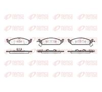 REMSA 0570.02 Kit pastiglie freni