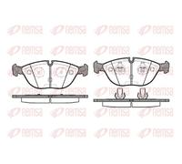 REMSA 0597.00 Kit pastiglie freni
