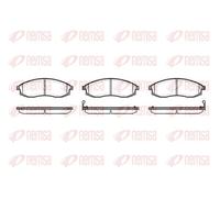Pastiglie freno Assale anteriore 0598.02 REMSA per NISSAN MAXIMA / MAXIMA QX IV