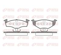 REMSA 0609.00 Kit pastiglie freni