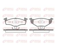 REMSA 0609.10 Kit pastiglie freni