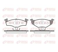 Remsa Kit pastiglie freni 0609.20 anteriore per VW Polo 1.9 SDi 97- spessore 15 mm