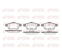 Pastiglie freno Assale anteriore 0618.00 REMSA per VW TRANSPORTER T4 Autobus
