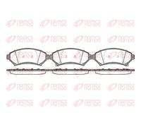 Pastiglie freno Assale anteriore 0641.02 REMSA per OPEL CHEVROLET CADILLAC BUICK