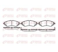 REMSA 0645.02 Kit pastiglie freni