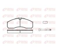 REMSA 0651.86 Kit pastiglie freni