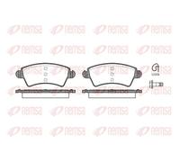 REMSA 0726.10 Kit pastiglie freni