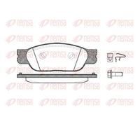 Pastiglie freno Assale anteriore 0731.00 REMSA per JAGUAR LINCOLN