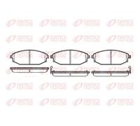 REMSA 0734.02 Kit pastiglie freni