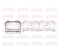 Pastiglie freno Assale anteriore 0769.00 REMSA per MERCEDES-BENZ CLASSE S SL CLK